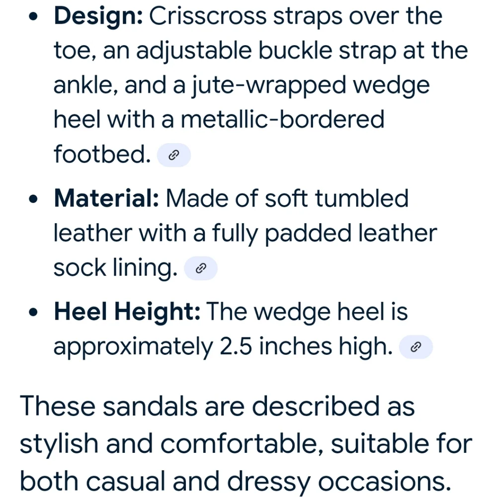 LIKE NEW! COLE HAAN Hart Wedge Sandal Black Pebbled Leather Jute Rope 8 1/2B